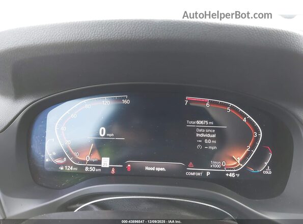 5UX2V1C03LLZ32870 2020 BMW X4 Gray Вид задніх сидінь