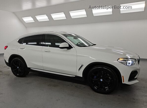 5UX2V1C04L9B65174 2020 BMW X4 Белый Передняя правая четверть