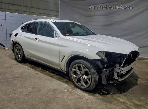 5UX2V1C04L9B74084 2020 BMW X4 White Առջևի աջ