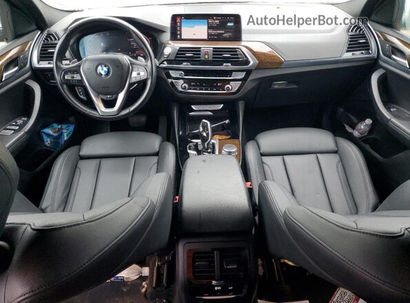 5UX2V1C04LLZ32523 2020 BMW X4 Charcoal Вид панелі приладів