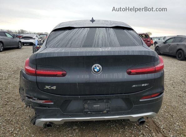 5UX2V1C04LLZ32523 2020 BMW X4 Charcoal Вид ззаду