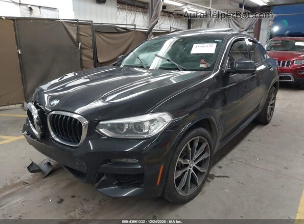 5UX2V1C08L9C45867 2020 BMW X4 Черный Передняя левая четверть