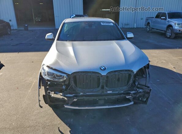 5UX2V1C09L9B77336 2020 BMW X4 Silver Դիմացի տեսք