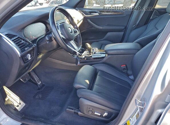 5UX2V1C09L9B77336 2020 BMW X4 Silver Սալոնի դիմացի տեսք