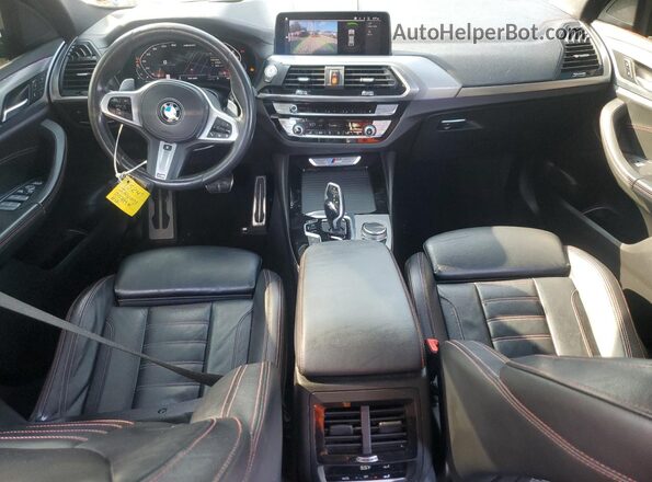 5UX2V5C08L9B25039 2020 BMW X4 Black Dashboard view