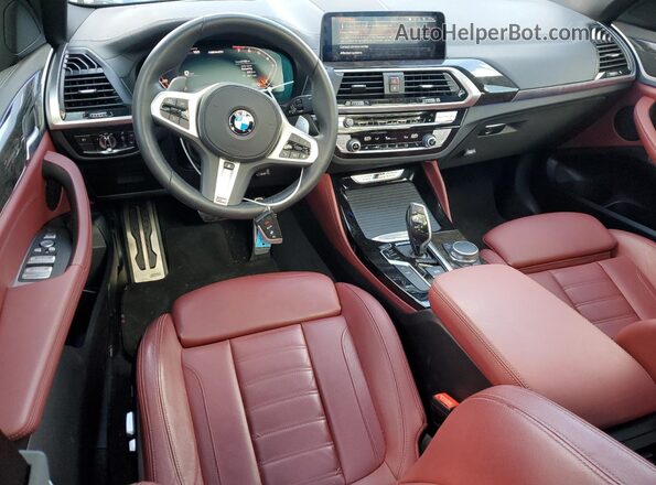 5UX2V5C09LLE69353 2020 BMW X4 Gray Առջևի վահանակի տեսք