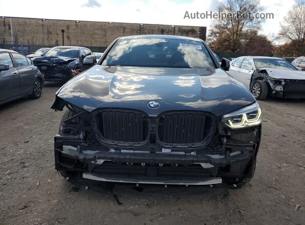 5UX2V5C09LLE69353 2020 BMW X4 Gray Դիմացի տեսք