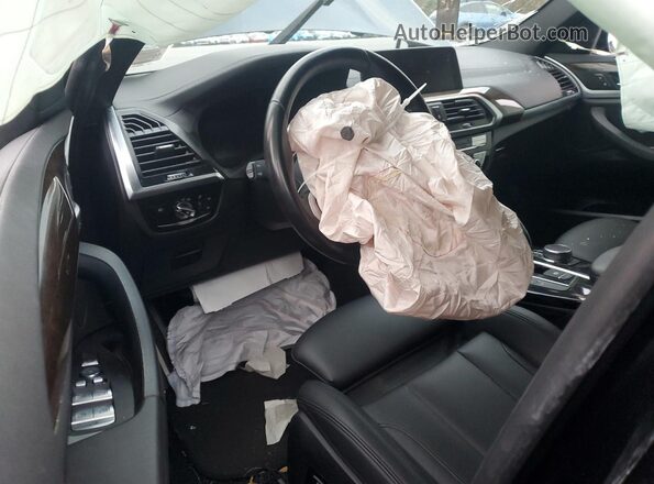 5UX2V5C09M9E07630 2021 BMW X4 Black Вид панелі приладів