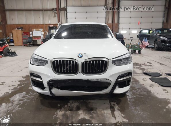 5UX2V5C0XM9D85248 2021 BMW X4 White Вид щитка приладів