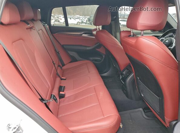 5UX33DT01P9T04319 2023 BMW X4 White Rear interior view