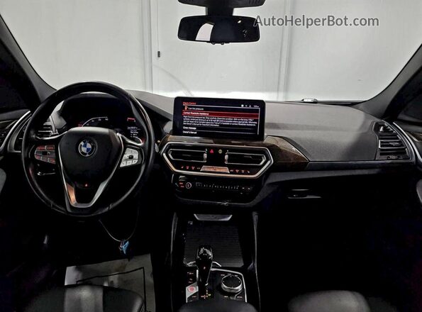 5UX33DT02N9M98730 2022 BMW X4 Черный Вид задних сидений
