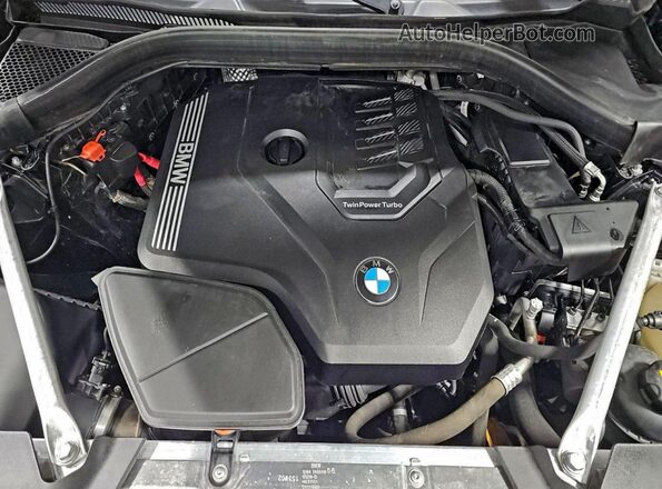 5UX33DT02N9M98730 2022 BMW X4 Черный Вид панели приборов