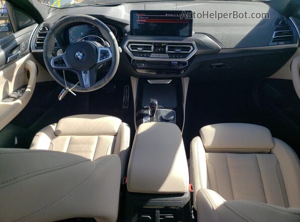 5UX33DT03R9T76447 2024 BMW X4 Серый Вид панели приборов