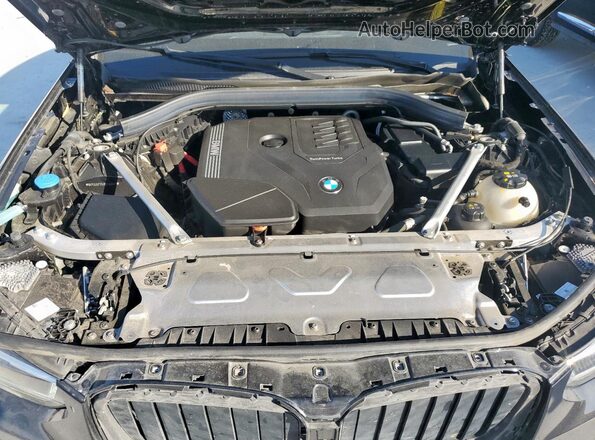 5UX33DT04R9X36681 2024 BMW X4 Черный Вид подкапотного пространства