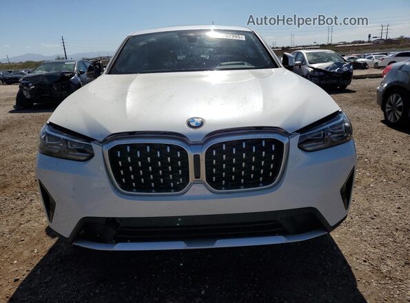5UX33DT05P9S78212 2023 BMW X4 White წინა ხედი