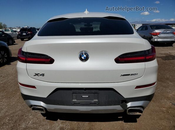 5UX33DT05P9S78212 2023 BMW X4 White უკანა ხედი