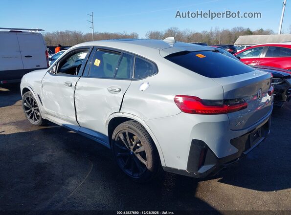 5UX33DT07N9L25561 2022 BMW X4 Gray Trasero izquierdo