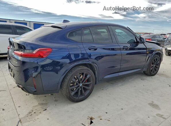 5UX33DT08N9L26010 2022 BMW X4 Blue Задня права чверть