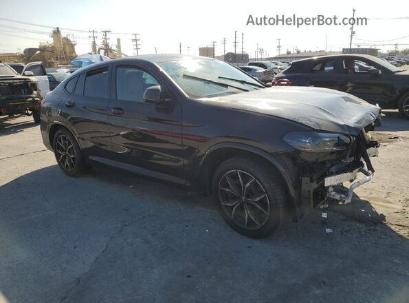 5UX33DT08R9U29532 2024 BMW X4 Black Передня права чверть