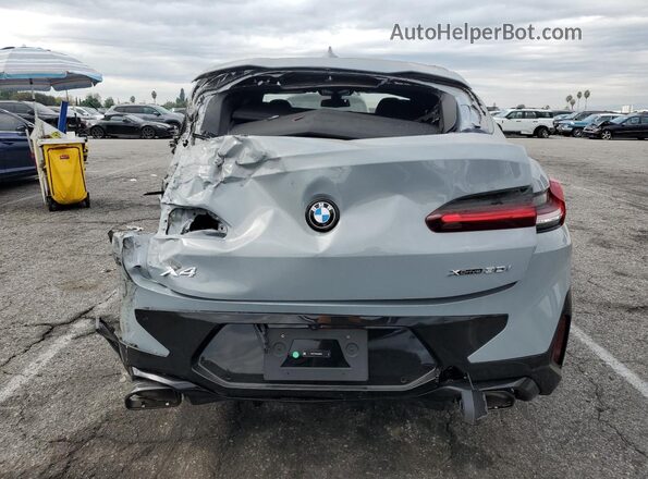 5UX33DT08S9087540 2025 BMW X4 Gray Հետևի տեսք