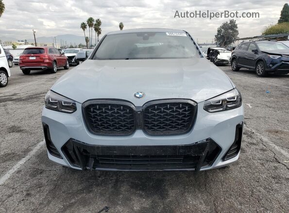5UX33DT08S9087540 2025 BMW X4 Gray Դիմացի տեսք