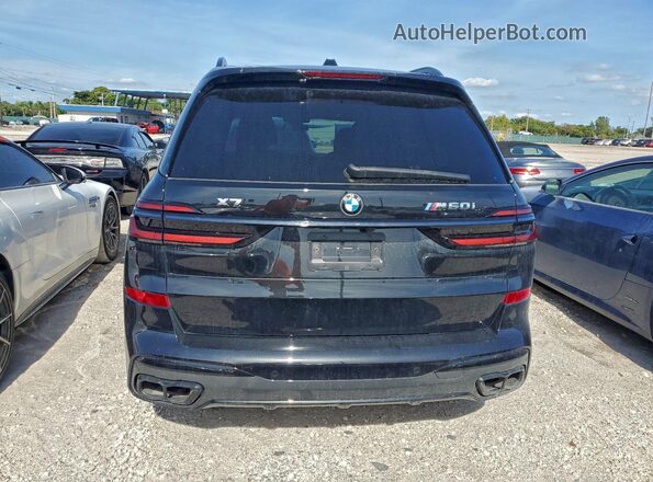 5UX33EM05S9Y48061 2025 BMW X7 Black Вид ззаду