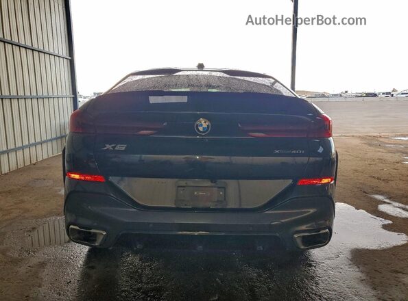 5UX33EX04S9W32522 2025 BMW X6 Black Вид ззаду
