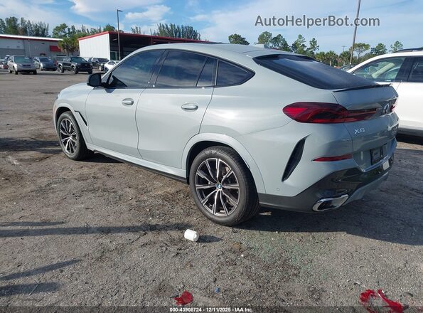 5UX33EX07R9U86403 2024 BMW X6 Gray Tył lewy