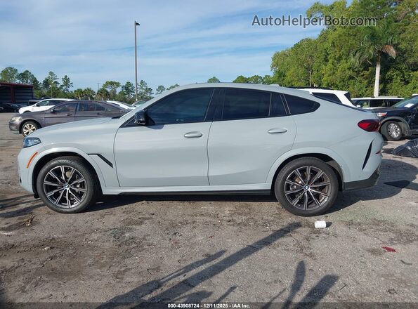5UX33EX07R9U86403 2024 BMW X6 Gray Widok wnętrza 360 stopni