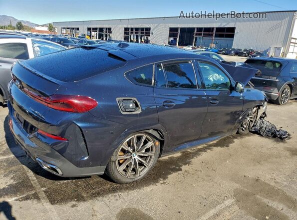 5UX33EX09S9W97687 2025 BMW X6 Black Հետևի աջ