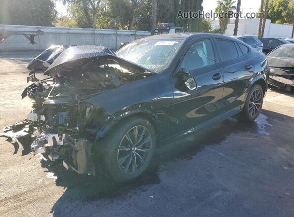 5UX33EX09S9W97687 2025 BMW X6 Black 