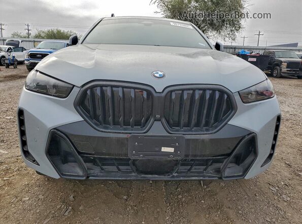 5UX33EX0XS9Z92801 2025 BMW X6 Gray Vista frontal