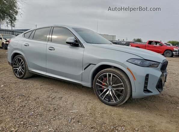 5UX33EX0XS9Z92801 2025 BMW X6 Gray Delantero derecho