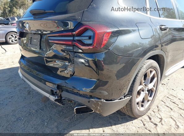 5UX43DP02N9J97616 2022 BMW X3 Black Front view