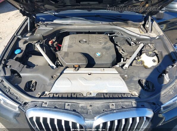 5UX43DP02N9J97616 2022 BMW X3 Black Rear view