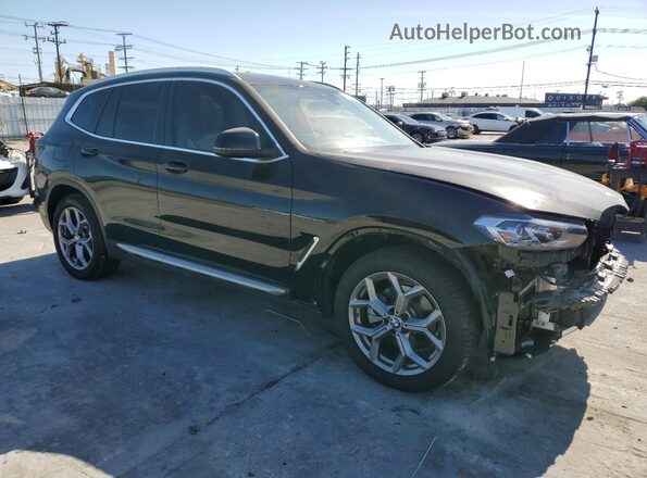 5UX43DP02R9T99216 2024 BMW X3 Black Delantero derecho