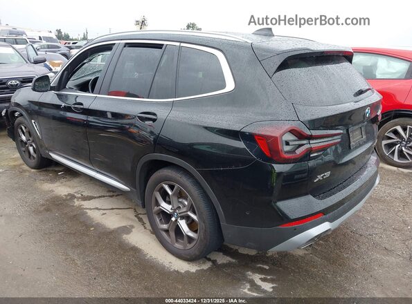5UX43DP03R9W53869 2024 BMW X3 Black Trasero izquierdo
