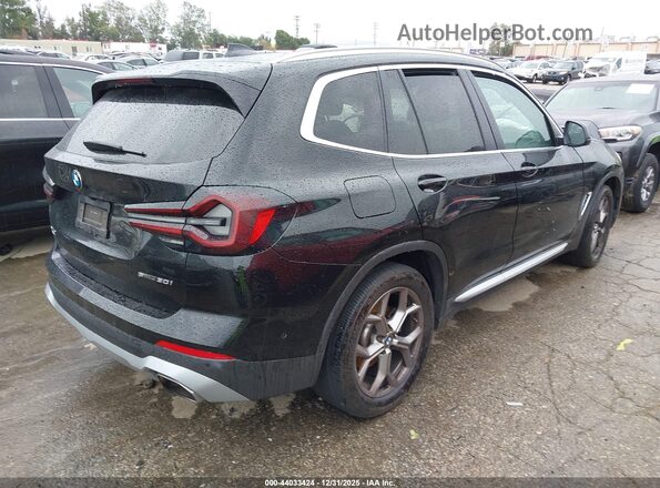 5UX43DP03R9W53869 2024 BMW X3 Black Trasero derecho