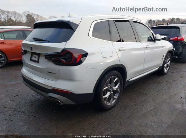 5UX43DP04N9N14120 2022 BMW X3 White Tył prawy