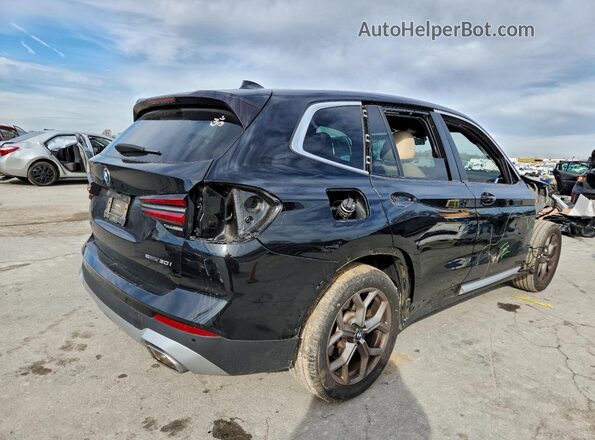 5UX43DP06P9P10157 2023 BMW X3 Black Tył prawy