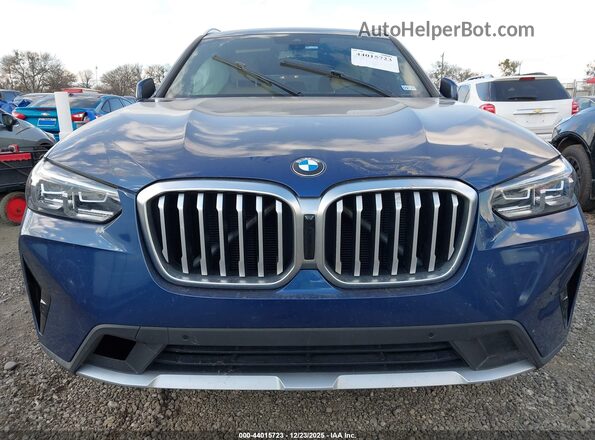5UX43DP09N9N42642 2022 BMW X3 Синий Вид щитка приборов