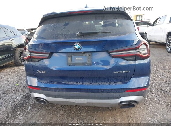 5UX43DP09N9N42642 2022 BMW X3 Синий 