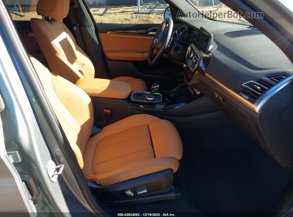 5UX43DP09P9R98448 2023 BMW X3 Silver Widok wnętrza z przodu