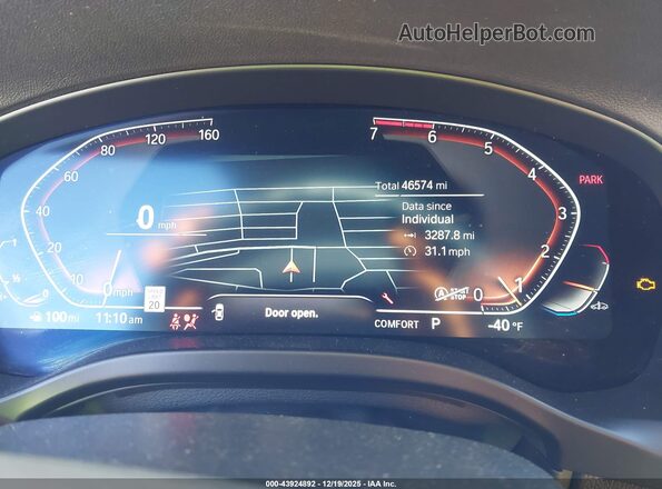 5UX43DP09P9R98448 2023 BMW X3 Silver Widok tylnych siedzeń