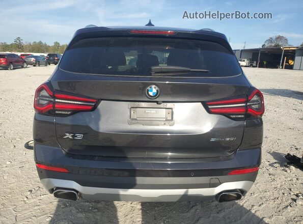 5UX43DP0XP9N72655 2023 BMW X3 Charcoal Вид ззаду