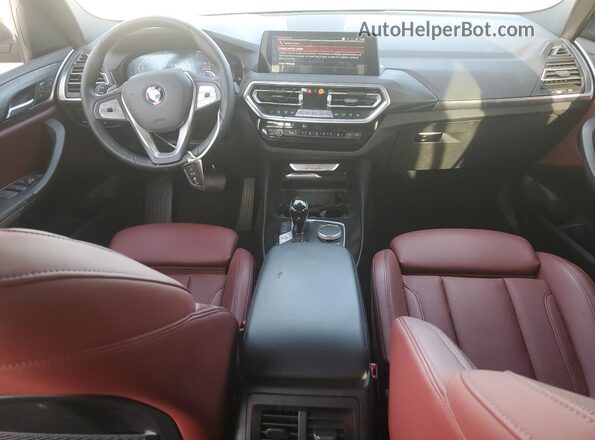 5UX43DP0XP9N72655 2023 BMW X3 Charcoal Вид панелі приладів