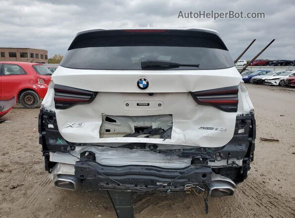 5UX43DP0XP9P62150 2023 BMW X3 White Вид ззаду