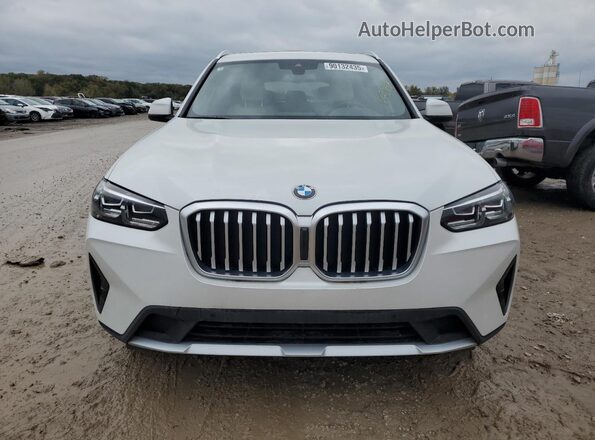 5UX43DP0XP9P62150 2023 BMW X3 White Вид спереду