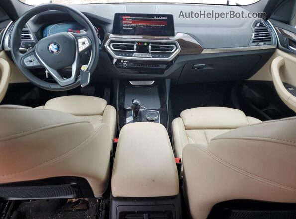 5UX43DP0XP9P62150 2023 BMW X3 White Вид панелі приладів