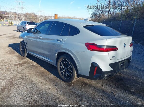 5UX43DT01N9L22353 2022 BMW X4 Серебряный Задняя левая четверть